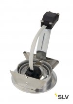 SLV 111716 NEW TRIA GU10 ROUND Downlight, alu brushed, max. 50W, inkl. Blattfedern