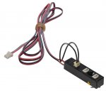 SLV 111830 Steckerleiste, 3 Ausg?nge, mit einer Br?cke, schwarz, max. 700mA