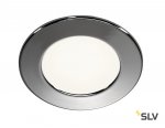 SLV 112222 Downlight, DL 126 LED, rund, chrom, 3W LED, warmweiss, 12V