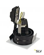SLV 112471 INDI REC 1S Downlight eckig, mattweiss, GU10, max. 50W, kardanisch
