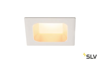 112682 SLV VERLUX 10 светильник встраиваемый с LED 10Вт (12Вт), 3000К, 880лм, 80°, белый