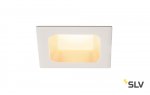 112682 SLV VERLUX 10 светильник встраиваемый с LED 10Вт (12Вт), 3000К, 880лм, 80°, белый