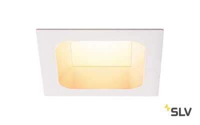 112692 SLV VERLUX 20 светильник встраиваемый с LED 20Вт (22Вт), 3000К, 1800лм, 80°, белый