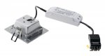 SLV 112726 FRAME BASIC, LED Set, Down- light, alu brushed, 6W, 3000K, inkl. Treiber
