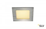 SLV 112726 FRAME BASIC, LED Set, Down- light, alu brushed, 6W, 3000K, inkl. Treiber