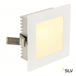 SLV 112731 FLAT FRAME BASIC Einbauleuchte eckig, weiss, G4, max. 20W