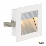 SLV 112771 FLAT FRAME CURVE Einbauleuchte eckig, weiss, G4, max. 20W