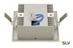 SLV 112771 FLAT FRAME CURVE Einbauleuchte eckig, weiss, G4, max. 20W