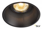 SLV 113140 HORN-T Einbauleuchte, mattschwarz, GU10, max. 50W