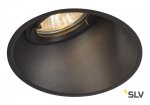 SLV 113150 HORN-A Einbauleuchte, mattschwarz, GU10, max. 50W