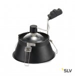 SLV 113170 HORN-T Einbauleuchte, QPAR111, mattschwarz, GU10, max. 50W