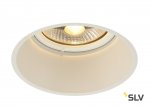 SLV 113171 HORN-T Einbauleuchte, QPAR111, mattweiss, GU10, max. 50W
