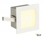 SLV 113262 FRAME BASIC LED Einbauleuchte, eckig, mattweiss, warmweisse LED