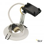 SLV 113441 NEW TRIA XL ROUND GU10 Downlight, mattweiss, max. 50W, inkl. Clipfedern