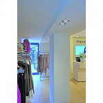 SLV 113466 NEW TRIA 68 GU10 ROUND Downlight, alu geb?rstet, max. 50W, inkl. Clipfedern