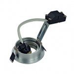 SLV 113466 NEW TRIA 68 GU10 ROUND Downlight, alu geb?rstet, max. 50W, inkl. Clipfedern