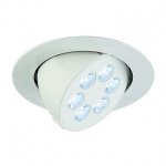 SLV 113620 TRITON 6 GIMBLE светильник встраиваемый с 6 PowerLED по 1Вт, 4000K, 395lm, 25°, 350mA, белый
