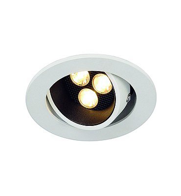 SLV 113771 TRITON 3 SET, светильник встраив. с 3 LED по 1.2Вт (5.1Вт), 3000K, 250lm, 30° + блок питания, белый SLV 113771 TRITON 3 SET, светильник встраив. с 3 LED по 1.2Вт (5.1Вт), 3000K, 250lm, 30° + блок питания, белый