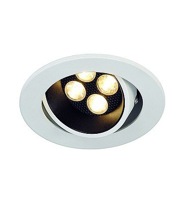 SLV 113791 TRITON 4 SET, светильник встраив. с 4 LED по 3Вт (12.2Вт), 3000K, 600lm, 30° + блок питания, белый SLV 113791 TRITON 4 SET, светильник встраив. с 4 LED по 3Вт (12.2Вт), 3000K, 600lm, 30° + блок питания, белый