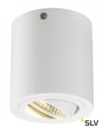 SLV 113931 TRILEDO ROUND CL Aufbau- downlight, mattweiss, LED, 6W, 38°, 3000K, inkl. Treiber