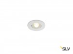 SLV 113971 NEW TRIA MINI DL ROUND Set Downlight, mattweiss, 30°, 3000K, inkl. Treiber, Clipfed.