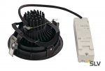 SLV 114110 SUPROS DL Deckeneinbauleuchte, rund, schwarz, 3000lm, 3000K, SLM LED, 60° Reflektor