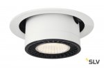SLV 114121 SUPROS MOVE Deckeneinbau- leuchte, rund, weiss, 3000lm, 3000K, SLM LED, 60° Reflektor