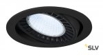 SLV 114160 SUPROS DL Deckeneinbauleuchte, rund, schwarz, 3000lm, 4000K SLM LED, 60° Reflektor