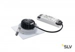 SLV 114251 NEW TRIA LED DL SQUARE Set, mattweiss, 12W, 38°, 3000K, inkl. Treiber, Clipfed.