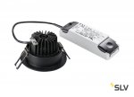 SLV 114380 NEW TRIA 68 LED DL ROUND Set, mattschwarz, 9W, 38°, 3000K, inkl. Treiber