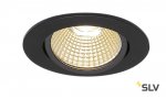 SLV 114380 NEW TRIA 68 LED DL ROUND Set, mattschwarz, 9W, 38°, 3000K, inkl. Treiber