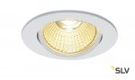 SLV 114381 NEW TRIA 68 LED DL ROUND Set, mattweiss, 9W, 38°, 3000K, inkl. Treiber