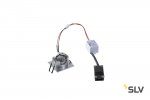 SLV 114406 NEW TRIA MINI DL SQUARE Set, alu-brushed, 30°, 3000K, inkl. Treiber, Clipfed.