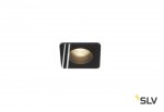 SLV 114450 PATTA-F, Deckeneinbauleuchte, eckig, mattschwarz, 38°, 3000K, inkl. Treiber