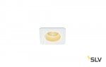 SLV 114451 PATTA-F, Deckeneinbauleuchte, eckig, mattweiss, 38°, 3000K, inkl. Treiber