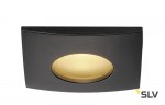 SLV 114470 OUT 65 LED DL SQUARE Set Down- light, mattschwarz, 9W, 38°, 3000K, inkl. Treiber
