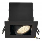 SLV 115700 KADUX LED DL Set, mattschwarz, 9W, 38°, 3000K, inkl. Treiber