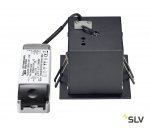 SLV 115700 KADUX LED DL Set, mattschwarz, 9W, 38°, 3000K, inkl. Treiber