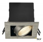 SLV 115706 KADUX LED DL Set, alu-brushed, 9W, 38°, 3000K, inkl. Treiber