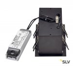 SLV 115710 KADUX LED DL Set, mattschwarz, 2x9W, 38°, 3000K, inkl. Treiber