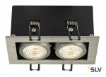 SLV 115716 KADUX LED DL Set, alu-brushed, 2x9W, 38°, 3000K, inkl. Treiber
