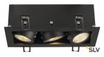 SLV 115720 KADUX LED DL Set, mattschwarz, 3x9W, 38°, 3000K, inkl. Treiber