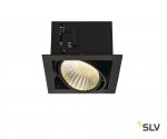 SLV 115730 KADUX LED DL Set, mattschwarz, 24W, 30°, 3000K, inkl. Treiber