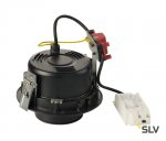 SLV 116320 SUPROS MOVE 78 Deckeneinbau- leuchte, rund, schwarz, 3000K, 60° Linse