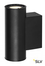 SLV 116340 SUPROS 78 WALL Up/Down, rund, schwarz, 3000K, 60° Linse