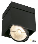 SLV 117100 KARDAMOD SURFACE SQUARE ES111 SINGLE Deckenleuchte, eckig, schwarz, GU10, max. 75W