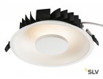 SLV 117311 OCCULDAS Deckeneinbauleuchte, rund, weiss, 30 SMD LED, 22W, 3000K