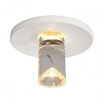 SLV 118021 LED Lightpoint Einbauleuchte, rund, mattweiss, 1W LED, 3000K