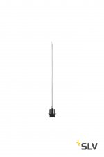 SLV 132662 FENDA E27 Pendelleuchte, chrom, ohne Rosette, ohne Schirm