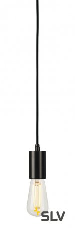 132690 SLV FITU E27 PD-2 светильник подвесной 5m для лампы E27 60Вт макс., без основания, черный